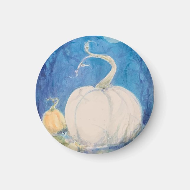 Autumn Vine Pumpkin Patch Maureen Girard Fall Magnet (Front)