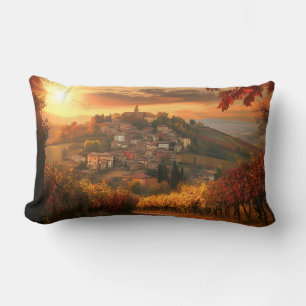 Autumn Vineyard View – Rectangular Accent Pillow