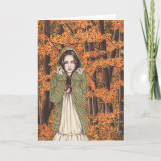 Autumn Walk Greeting Card