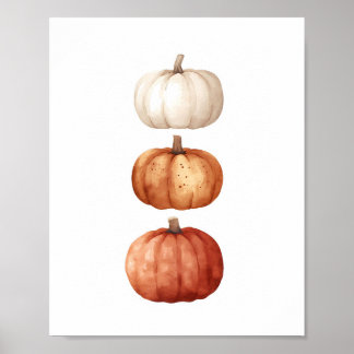 Autumn Wall Art, Pumpkin Fall Decor
