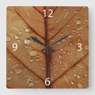 Autumn Wall Clock