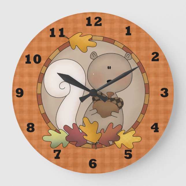 Autumn Wall Clock (Front)