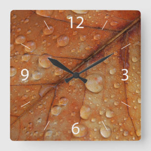 Autumn Wall Clock