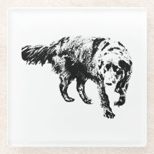 Autumn Watch, Quiet Strength Glass Coaster