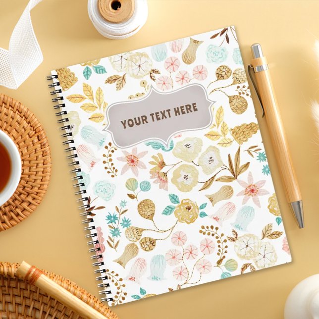 Autumn watercolor flowers Notebooks (Creator Uploaded)