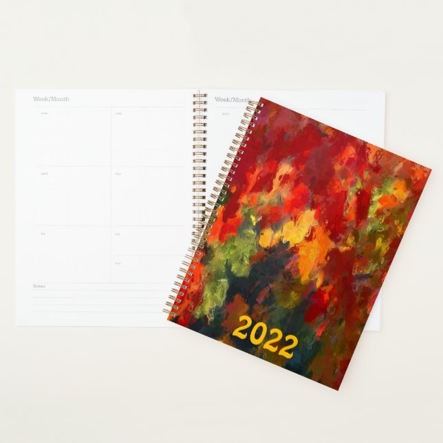 Autumn Watercolor Foliage Planner (Display)