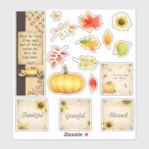 Autumn Watercolor Stickers