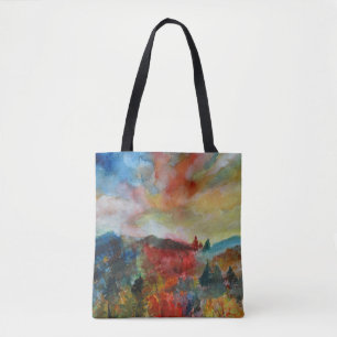 Autumn Watercolor Tote Bag