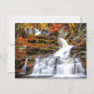 Autumn Waterfall Card