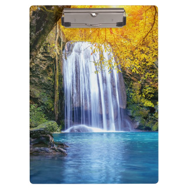 Autumn Waterfall  Clipboard (Front)