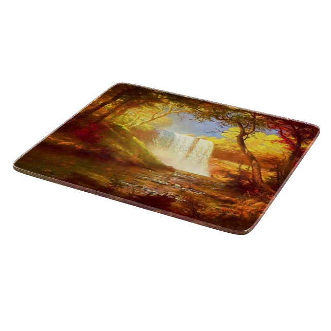 Autumn waterfall   cutting board (Corner)