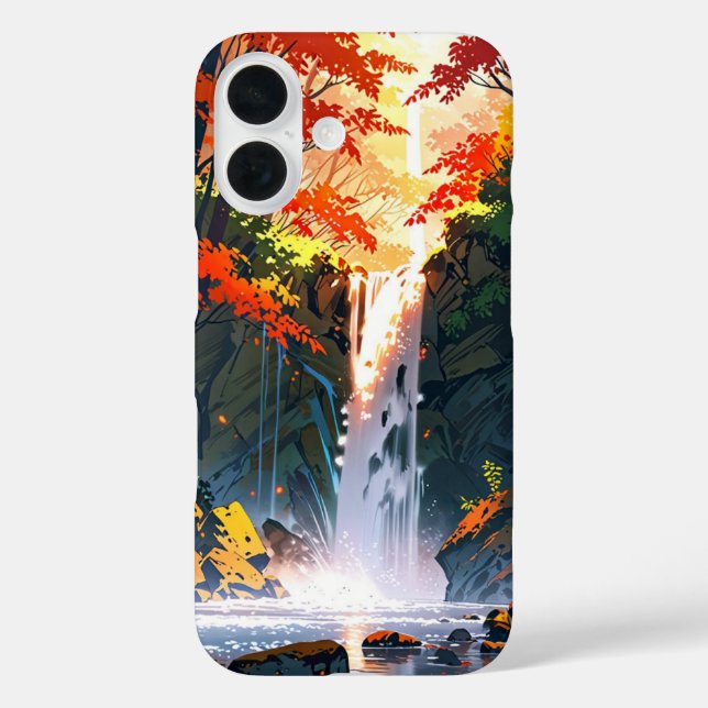 Autumn Waterfall Magic Case-Mate iPhone Case (Back)