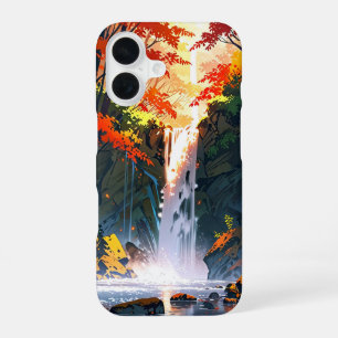 Autumn Waterfall Magic iPhone 16 Case