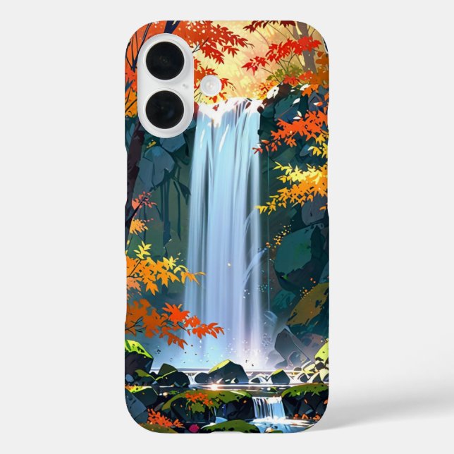 Autumn Waterfall Serenity Case-Mate iPhone Case (Back)