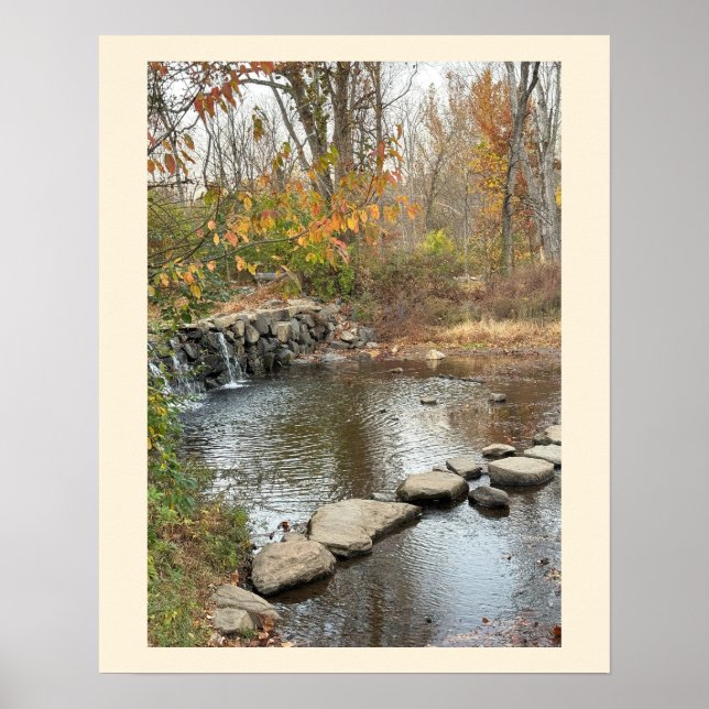 Autumn Waterscape Poster (Front)