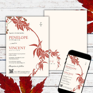 Autumn Wedding Invitation