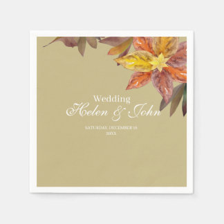 Autumn Wedding Napkin
