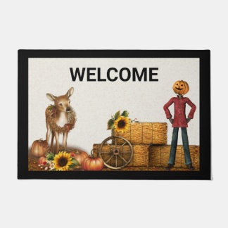 Autumn Welcome Custom Door Mat