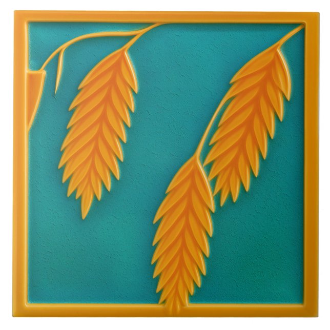 Autumn Wheat Tile (Front)