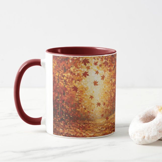 Autumn Whispers Mug (With Donut)