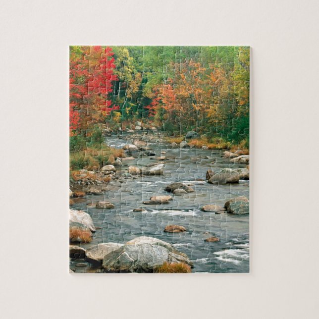 Autumn White Mountains New Hampshire Jigsaw Puzzle (Vertical)