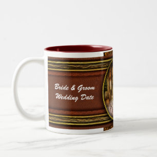 Autumn - White picket fence Two-Tone Coffee Mug