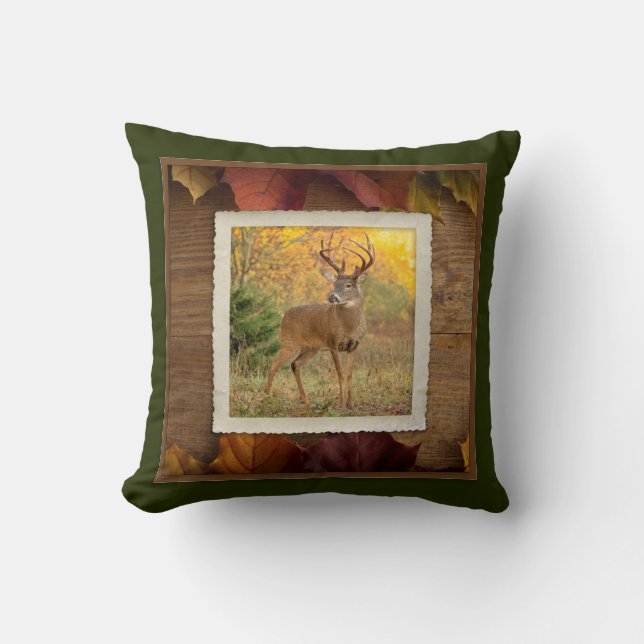Autumn Whitetail Buck #1 Cushion (Front)