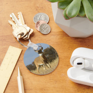 Autumn Whitetail Buck Key Ring