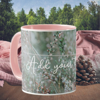 Autumn wildflowers mug