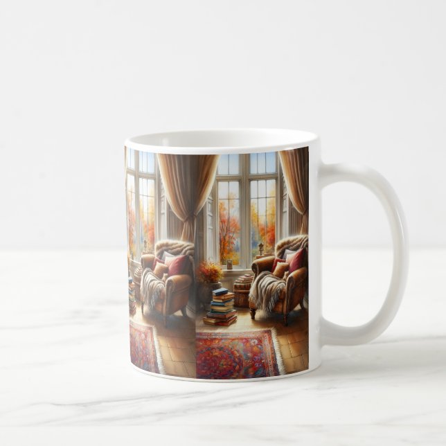 Autumn Window View Mug (Right)