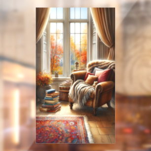 Autumn Window View Window Cling