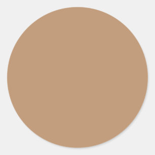 Autumn Winter Colour Doe Classic Round Sticker
