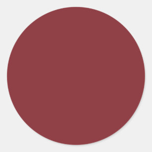 Autumn Winter Colour Red Dahlia Classic Round Sticker