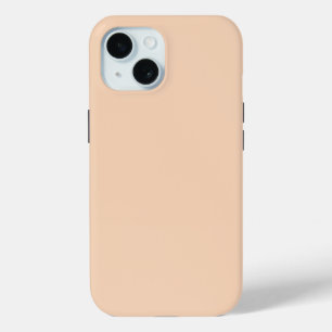 Autumn Winter Colour Tender Peach iPhone 15 Case