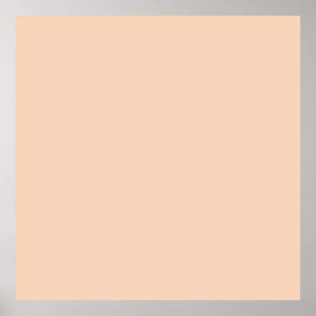 Autumn Winter Colour Tender Peach Poster (Front)