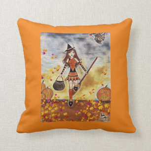 Autumn Witch Cushion