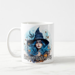 Autumn Witch   Happy Halloween Coffee Mug