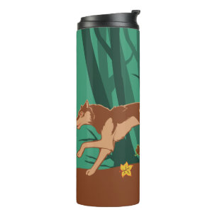 Autumn Wolf Thermal Tumbler
