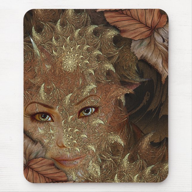Autumn Wood Nymph Mousepad (Front)