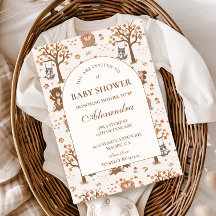 Autumn Woodland Baby Shower
