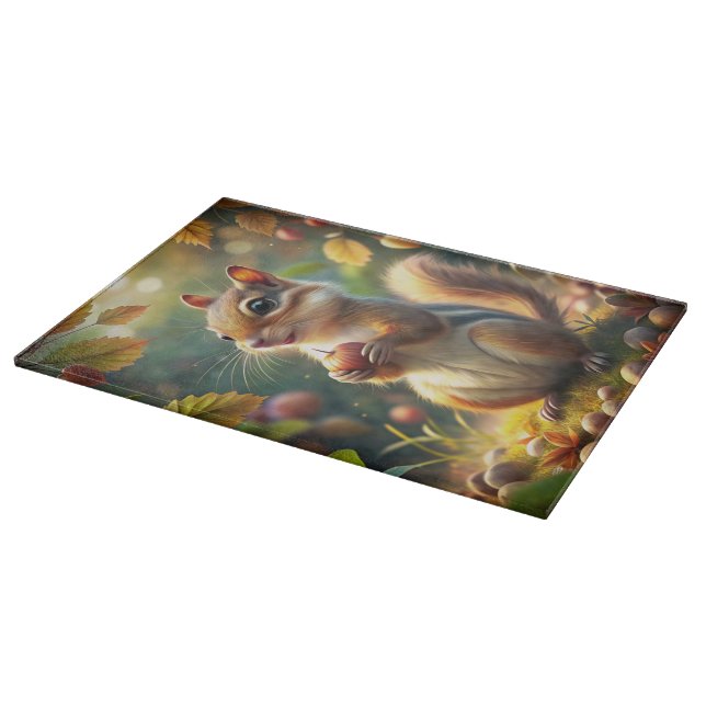 Autumn Woodland Cutting Board (Corner)