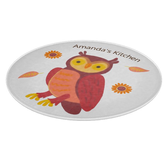 Autumn Woods Cutting Board (Corner)