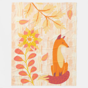 Autumn Woods Fleece Blanket