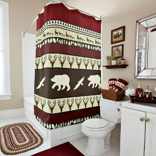 Autumn woods  shower curtain
