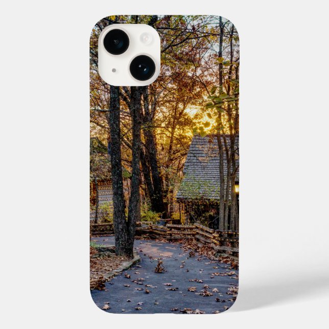 Autumn Woods Sunset Walkway Case-Mate iPhone Case (Back)