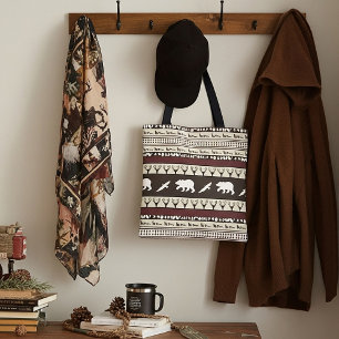 Autumn woods tote bag