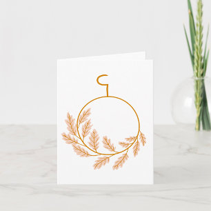 Autumn Wreath Card