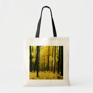 Autumn Yellow Forest Tote Bag