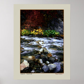 Autumn - Yuba River, California Poster