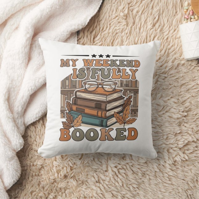 Autumnal book study design cushion (Blanket)